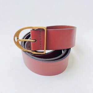 Ralph Lauren NWOT men’s leather belt with brass buckle, Size 36